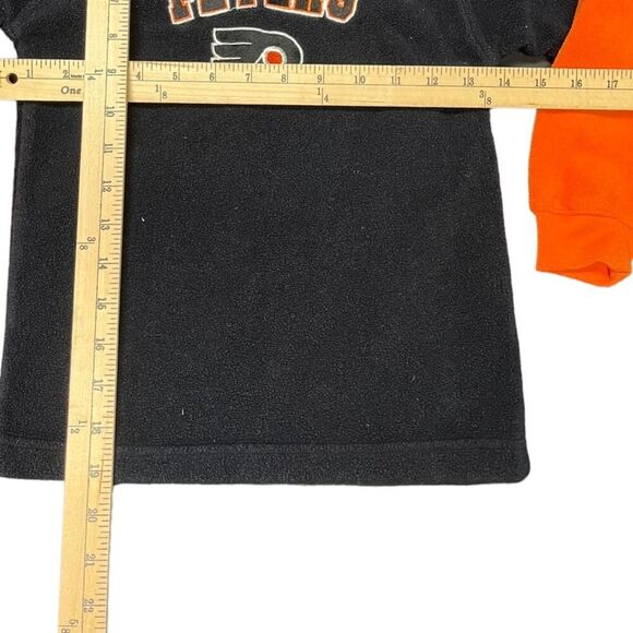 Youth VTG Philadelphia Flyers NHL fleece Crewneck top sweater sweatshirt sz L - Picture 2 of 3